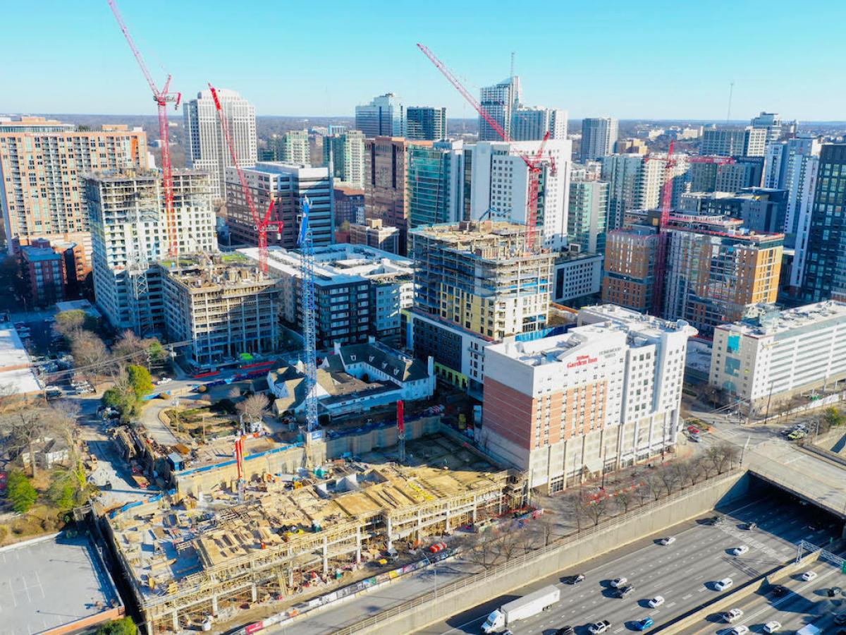 OVER Connector Midtown skyline